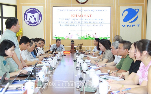 Khảo sát việc thực hiện chính sách, pháp luật về bảo vệ trẻ em trên môi trường mạng
