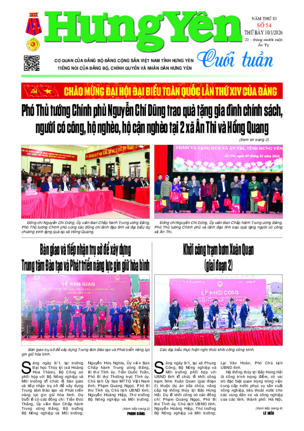 Hưng Y&ecirc;n cuối tuần 