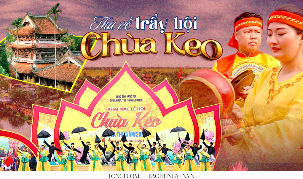 Thu về trẩy hội ch&ugrave;a Keo
