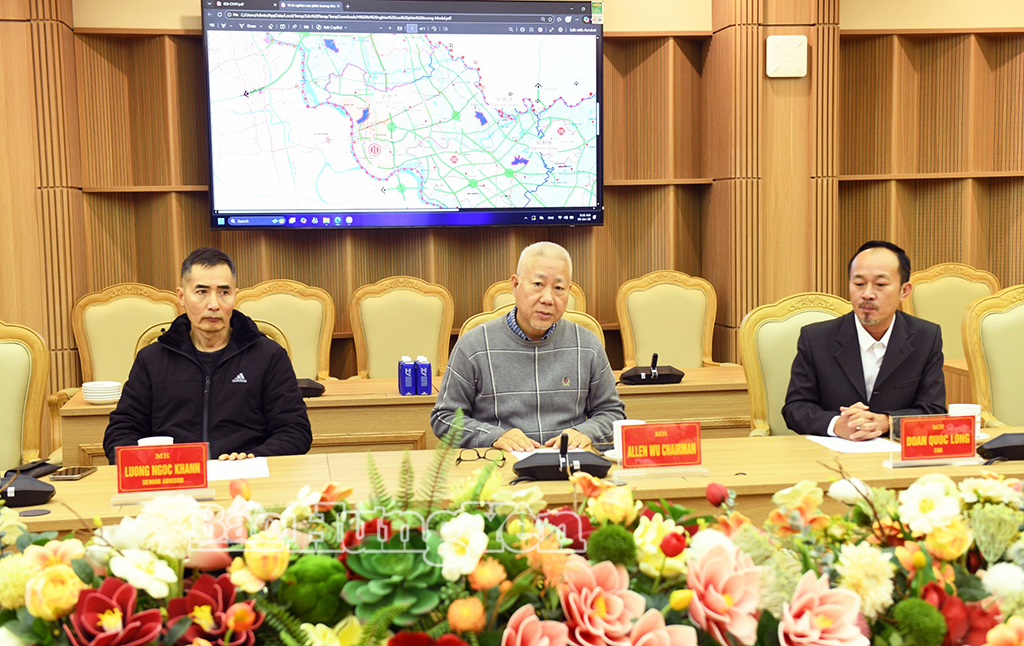 Đại diện Quỹ đầu tư Lotus Invest Limited tại buổi làm việc.