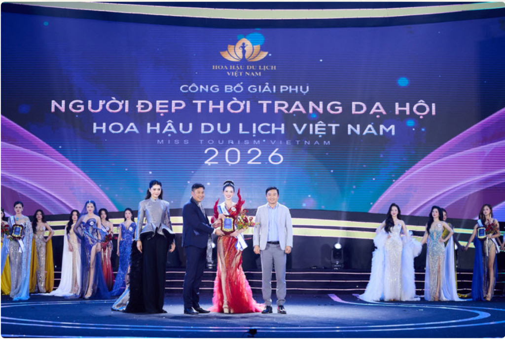 Nguyễn Phương Linh đăng quang hoa hậu du lịch Việt Nam 2026