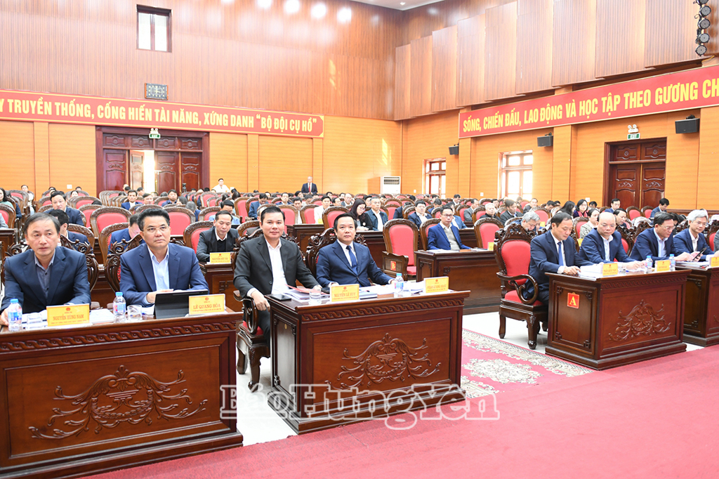 Các đại biểu dự hội nghị.