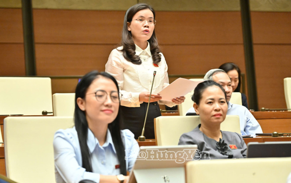 Đại biểu Vũ Hồng Luyến (Đoàn ĐBQH tỉnh) phát biểu đóng góp ý kiến vào dự thảo Luật Phòng, chống ma túy (sửa đổi) trình kỳ họp thứ 10, Quốc hội khóa XV.