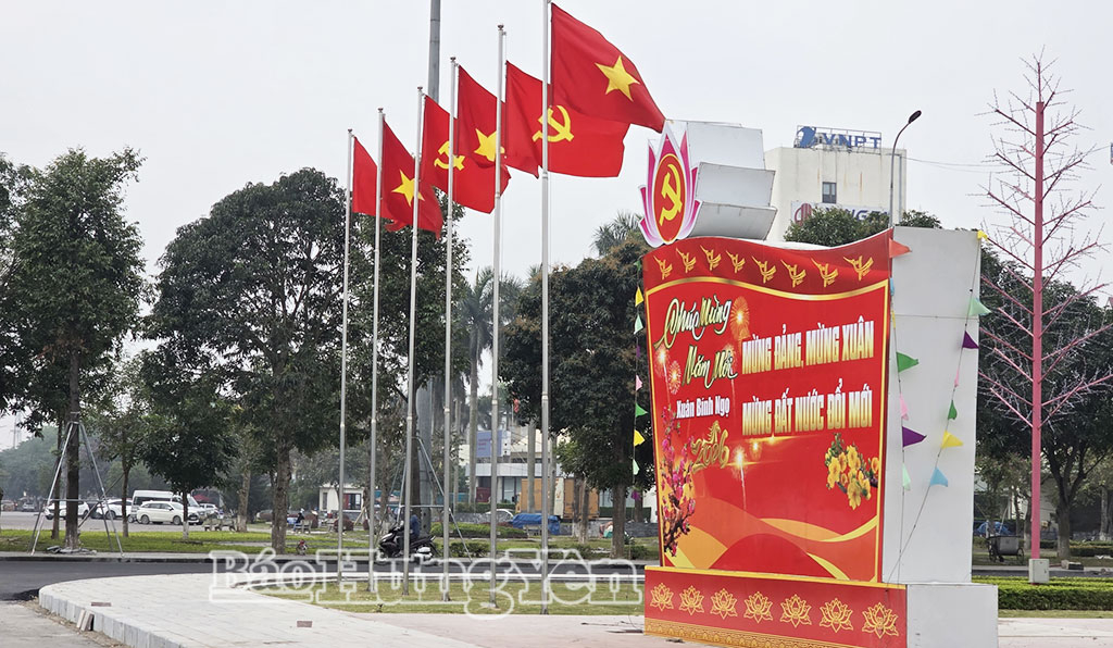 Khu vực Quảng trường Nguyễn Văn Linh (phường Phố Hiến).
