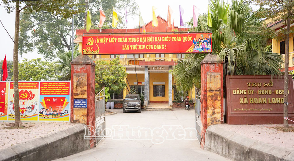 Khu vực trung tâm xã Hoàn Long.
