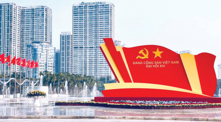 Đại hội XIV của Đảng được xác định là một dấu mốc lịch sử của đất nước trong thời đại Hồ Chí Minh. 
