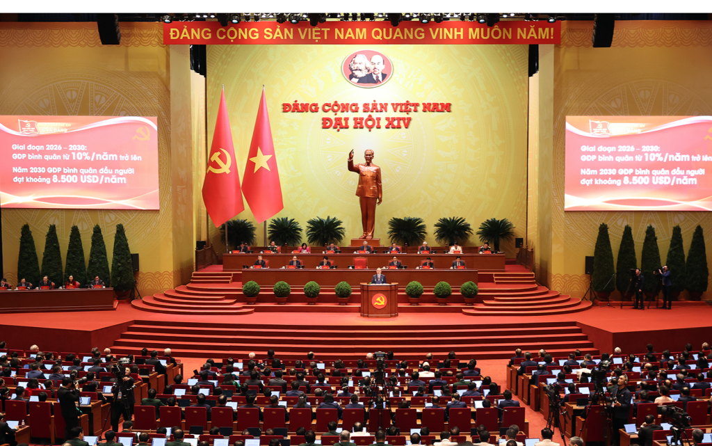 Đại hội đại biểu toàn quốc lần thứ XIV của Đảng Cộng sản Việt Nam chính thức khai mạc sáng ngày 20/01/2026.
