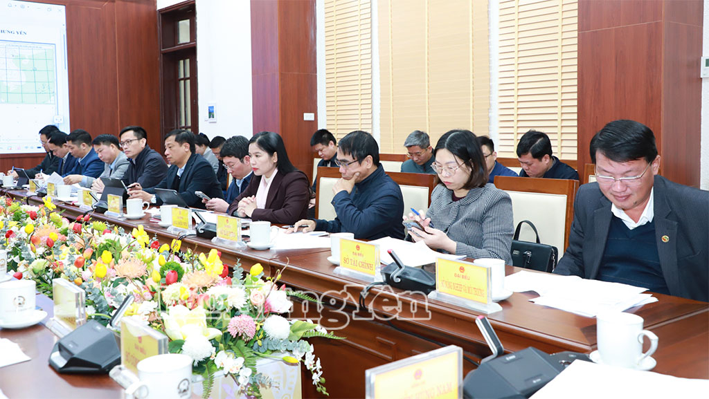 Các đại biểu dự họp.