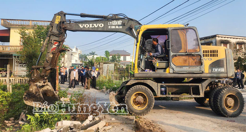 Nút thắt tuyến đường đến trung tâm Vũ Đông (phường Trần Lãm) đã được khơi thông sau 3 năm tồn tại.