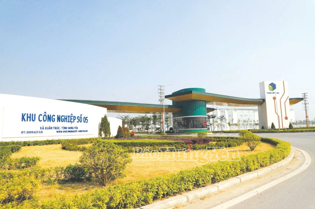 Khu công nghiệp số 05 trên địa bàn xã Xuân Trúc.