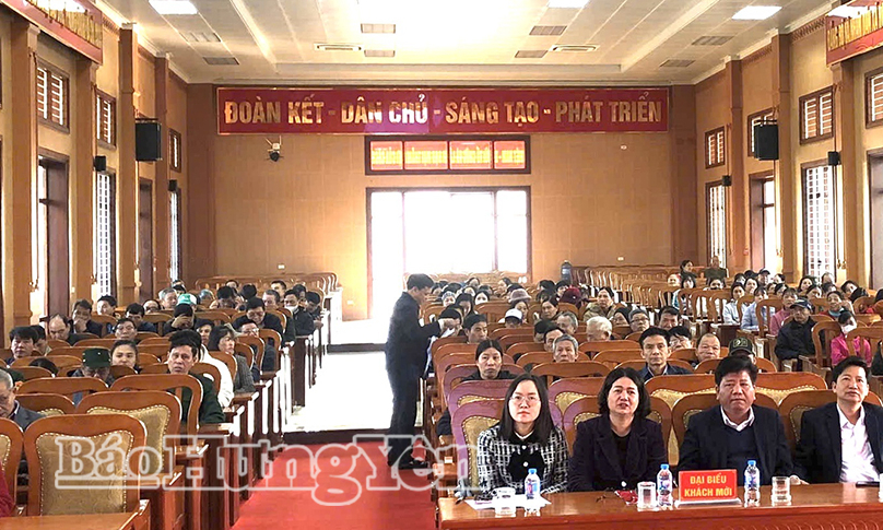 Tuy&ecirc;n truyền, phổ biến ph&aacute;p luật về bầu cử đại biểu Quốc hội v&agrave; đại biểu HĐND c&aacute;c cấp tại x&atilde; Hồng Minh