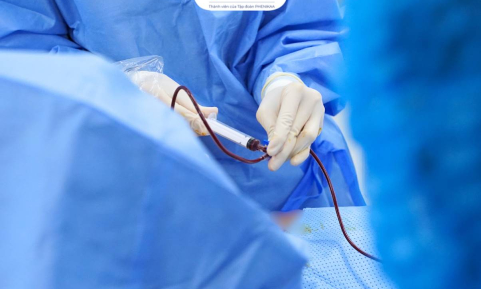 Quy tr&igrave;nh truyền m&aacute;u cho thai nhi qua d&acirc;y rốn tại Trung t&acirc;m Y học B&agrave;o thai PhenikaaMec: Chuẩn h&oacute;a từng bước để bảo vệ sự sống từ trong bụng mẹ