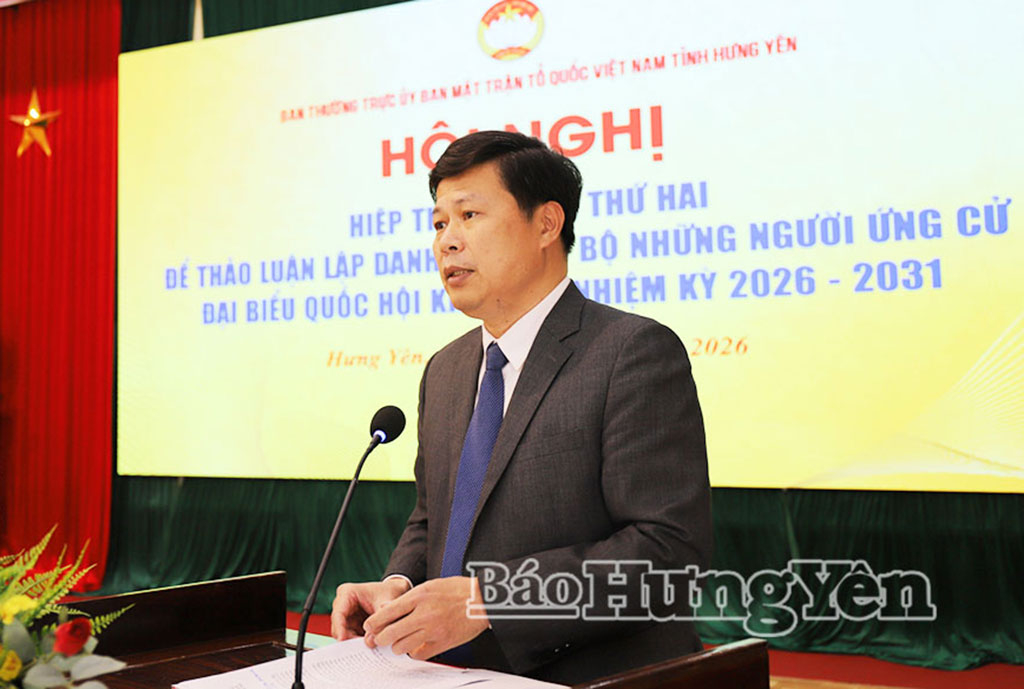 Đồng chí Trần Quốc Toản, Phó Bí thư Thường trực VV88 casino, Chủ tịch Ủy ban MTTQ Việt Nam, Phó Trưởng ban Chỉ đạo VV88id casino và khuyến mãi tỉnh phát biểu chỉ đạo tại hội nghị.