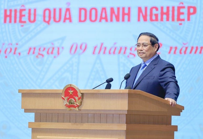 Thủ tướng Phạm Minh Chính phát biểu tại buổi lễ.