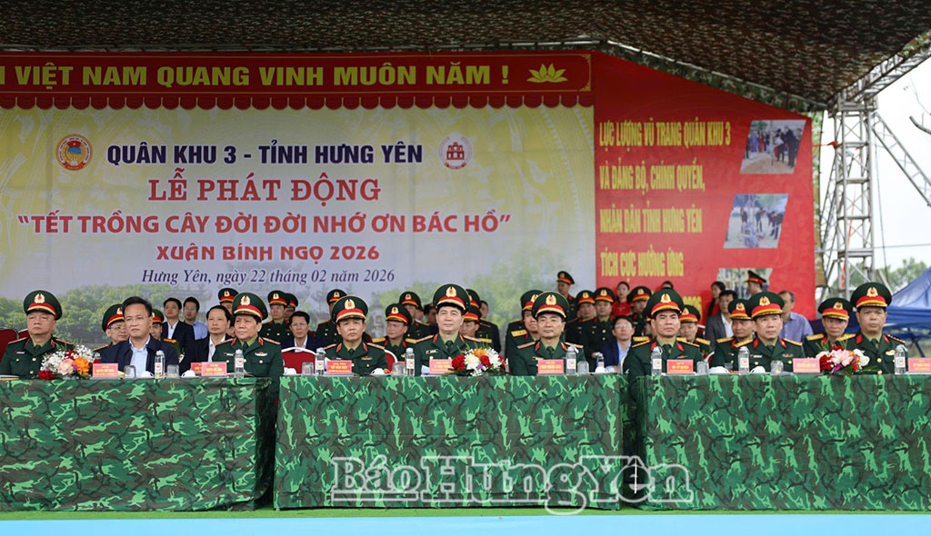 Các đại biểu dự Lễ phát động “Tết trồng cây đời đời nhớ ơn Bác Hồ” Xuân Bính Ngọ 2026.