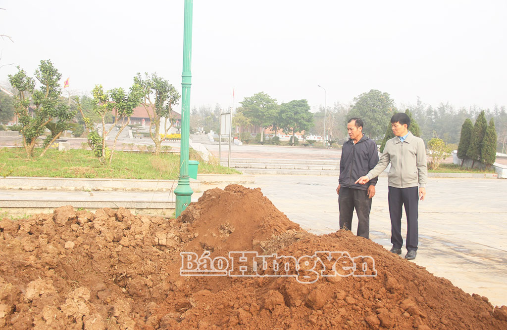  Kiểm tra công tác phục vụ lễ phát động Tết trồng cây cấp tỉnh tại khu lưu niệm nhà bác học Lê Quý Đôn.