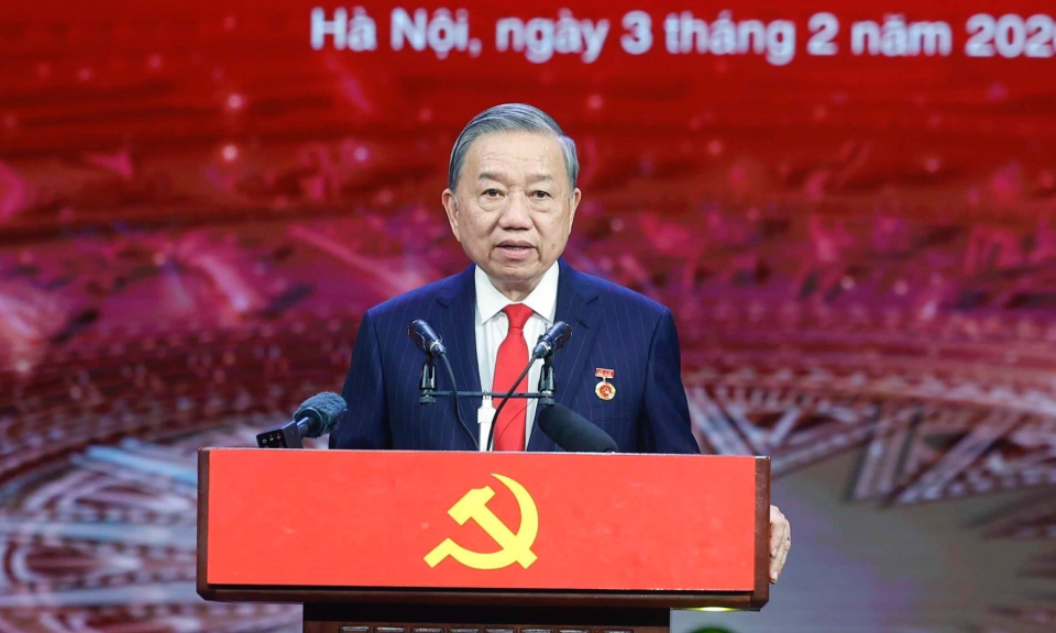 Ph&aacute;t biểu của Tổng B&iacute; thư T&ocirc; L&acirc;m tại Lễ tuy&ecirc;n dương B&iacute; thư chi bộ xuất sắc v&agrave; trao giải B&uacute;a liềm v&agrave;ng