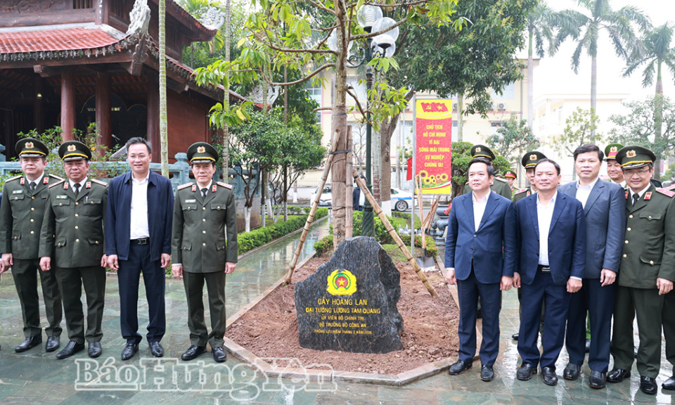 Bộ C&ocirc;ng an tổ chức Lễ ph&aacute;t động &ldquo;Tết trồng c&acirc;y năm 2026 - V&igrave; một Việt Nam xanh&rdquo;