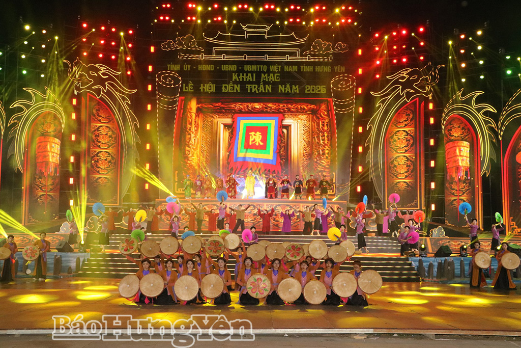 Chương trình nghệ thuật với chủ đề “Rực sáng di sản triều Trần - Rạng rỡ chào kỷ nguyên mới”.