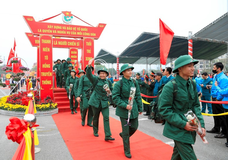 Các địa phương sẵn sàng cho lễ giao nhận quân năm 2026. Ảnh: Internet