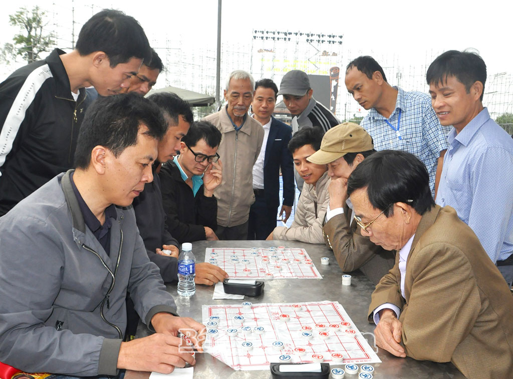 Các vận động viên tham gia thi đấu. 