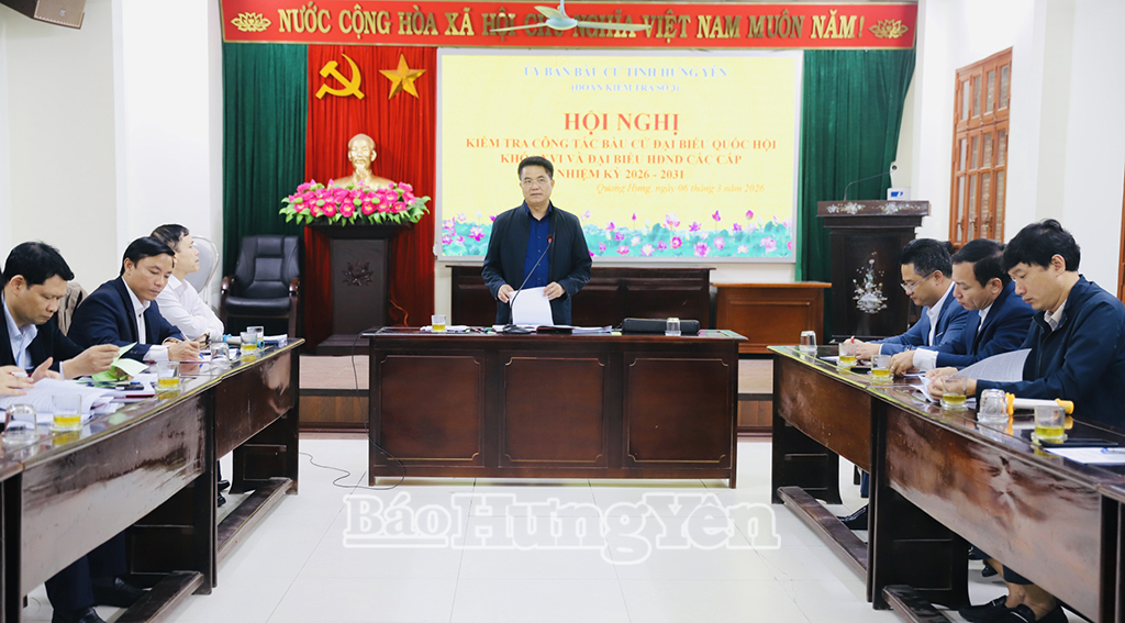 Phó Chủ tịch UBND tỉnh Lê Quang Hòa phát biểu tại buổi kiểm tra.