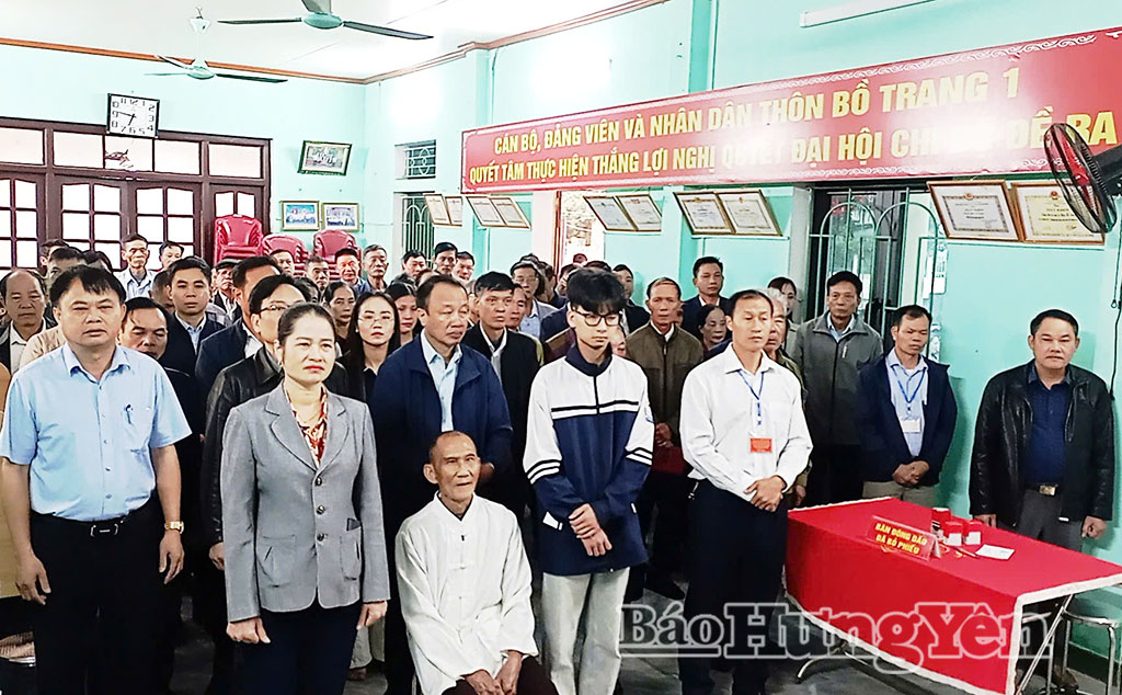 Xã Minh Thọ vận hành thử nghiệm khai mạc bầu cử tại khu vực bỏ phiếu số 07, thôn Bồ Trang 1. Ảnh: Đỗ Duy Tùng