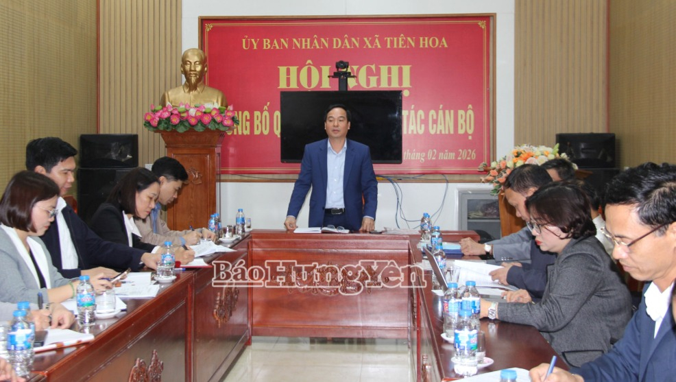 Đồng chí Phó Chủ tịch HĐND tỉnh Vũ Ngọc Trì phát biểu tại buổi kiểm tra.