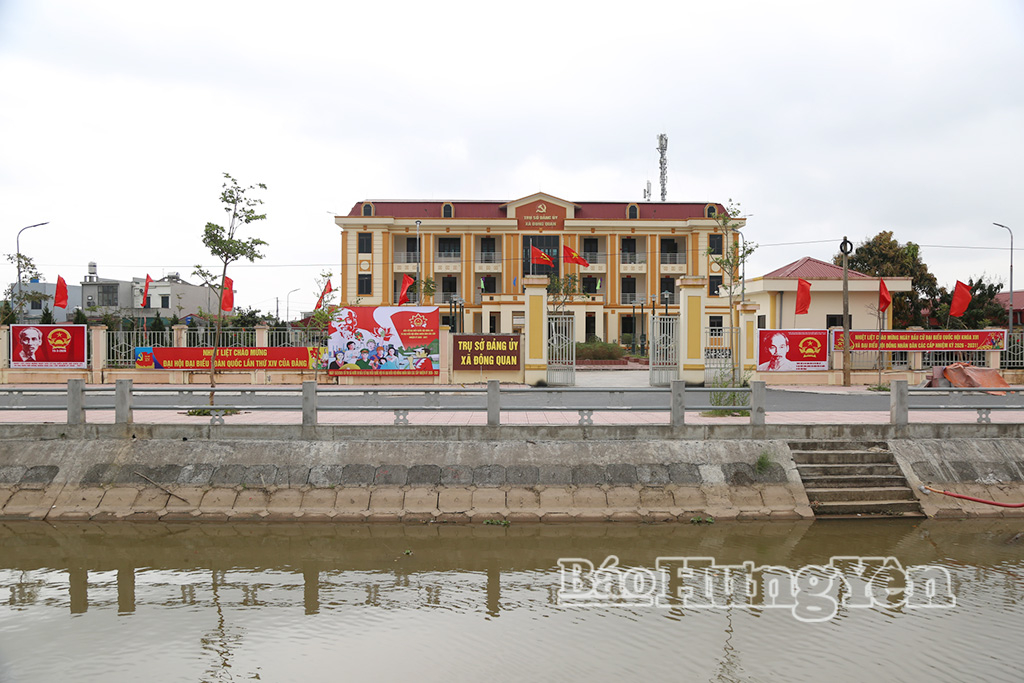 Xã Đông Quan trang trí khánh tiết chào mừng cuộc bầu cử đại biểu Quốc hội khóa XVI và đại biểu HĐND các cấp nhiệm kỳ 2026 – 2031.