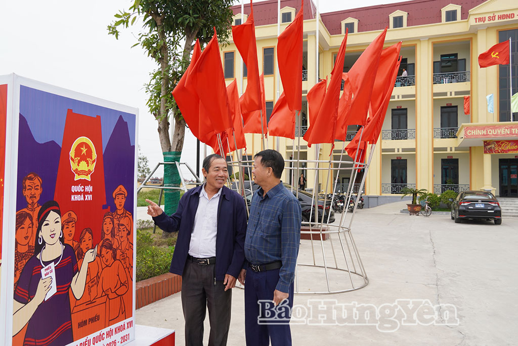 Nông dân xã Tây Tiền Hải hào hứng, chờ đón ngày bầu cử đại biểu Quốc hội khóa XVI và đại biểu HĐND các cấp nhiệm kỳ 2026 – 2031.