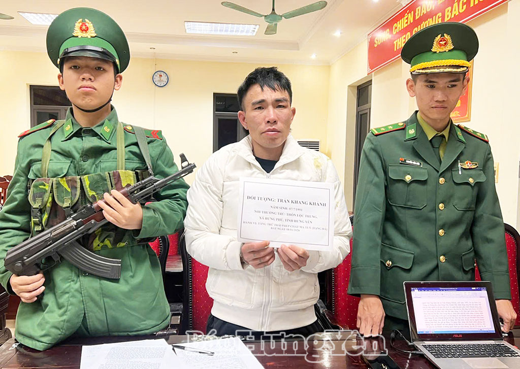 Bộ đội Biên phòng tỉnh Hưng Yên bắt giữ đối tượng tàng trữ trái phép chất ma túy trên địa bàn biên giới biển.