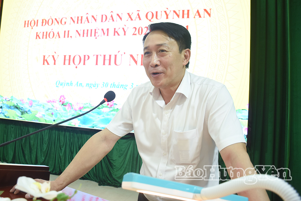 Đồng chí Phạm Văn Khuê, Ủy viên Ban Thường vụ, Trưởng ban Tổ chức VV88 casino phát biểu tại kỳ họp.  