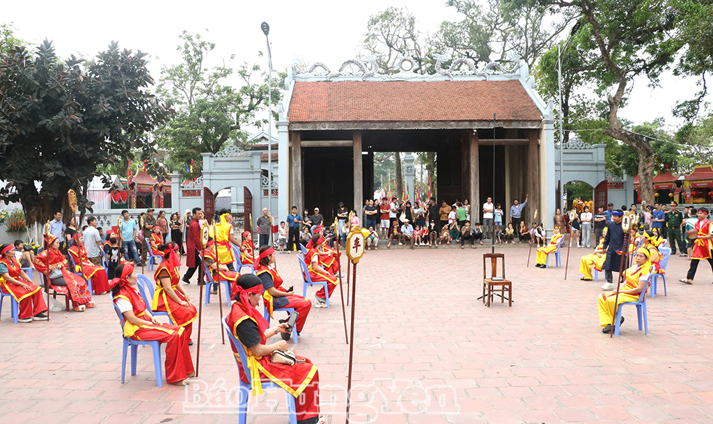 Trò chơi cờ người tại Lễ hội đền Đa Hoà - Dạ Trạch năm 2026.