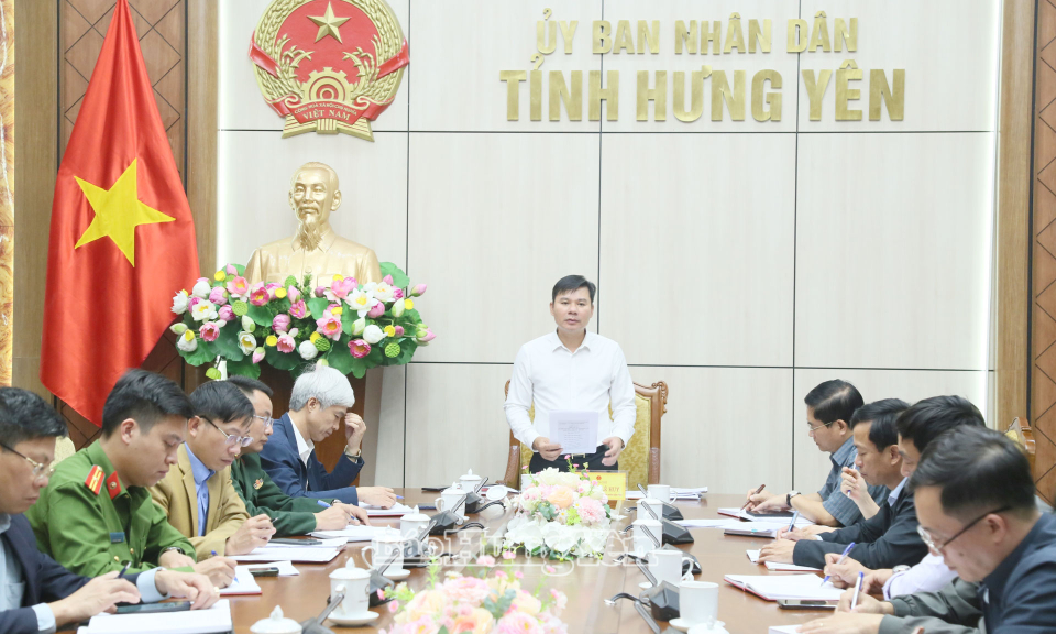 Ban bầu cử đại biểu HĐND tỉnh số 8 họp triển khai c&ocirc;ng t&aacute;c bầu cử 