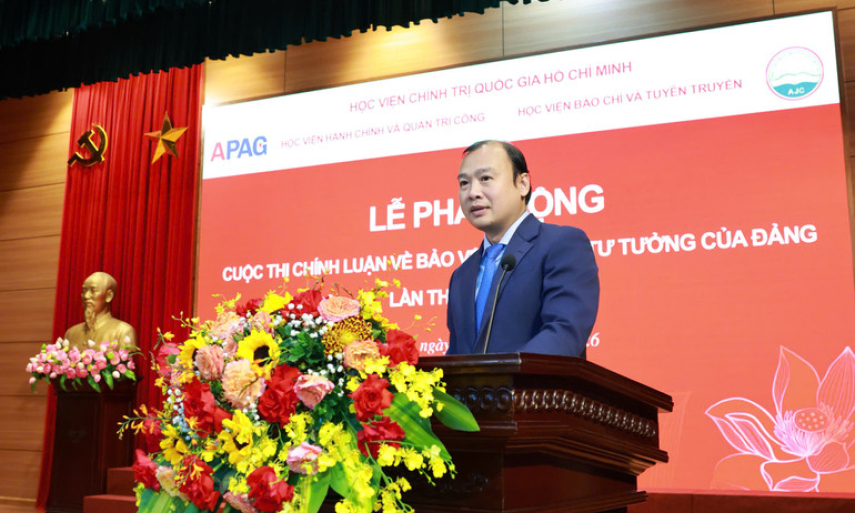 Ph&aacute;t động Cuộc thi Ch&iacute;nh luận về bảo vệ nền tảng tư tưởng của Đảng lần thứ s&aacute;u, năm 2026