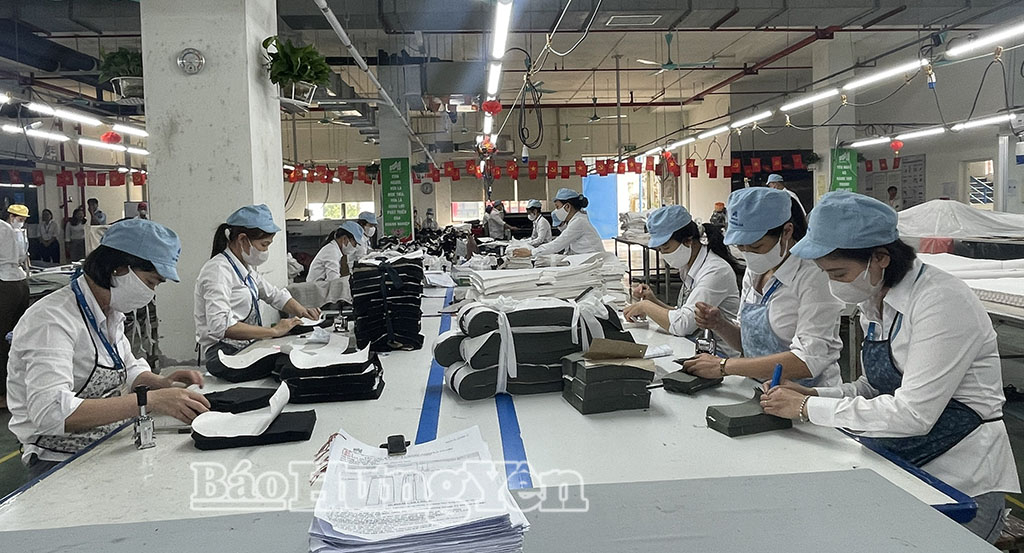 Nhờ áp dụng khoa học công nghệ vào sản xuất, các công đoạn tại Xí nghiệp May Hưng Hà (xã Hưng Hà) được thực hiện thuận lợi, hiệu quả hơn.