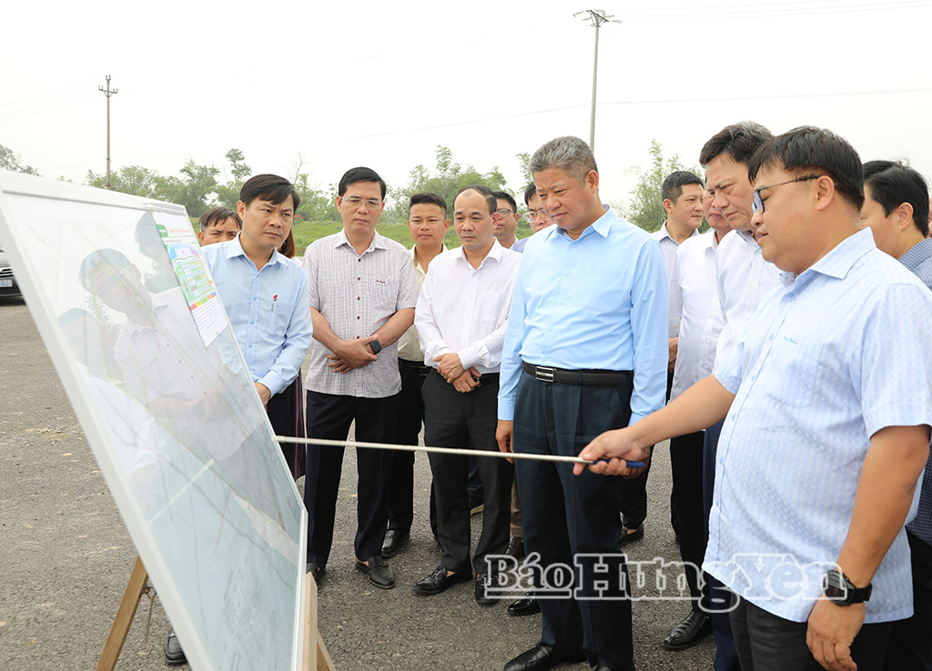 Nhà đầu tư báo cáo tình hình triển khai Khu công nghiệp Thaco – Thái Bình.