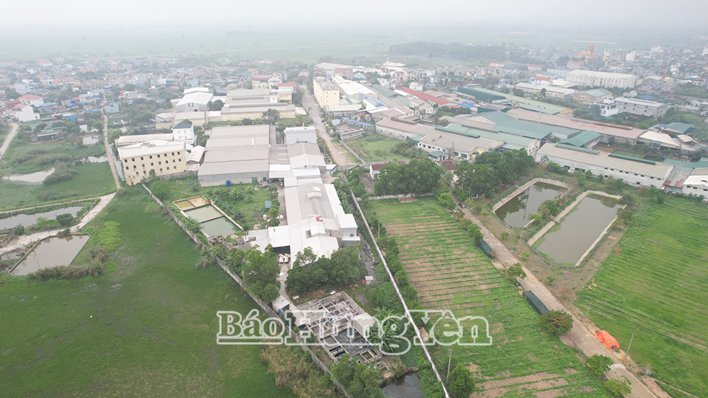 Khu vực xử lý nước thải làng nghề Phương La.