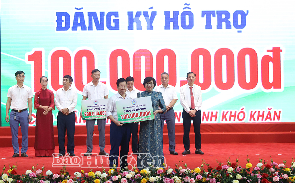 Các đơn vị thành viên Liên minh HTX tỉnh trao kinh phí hỗ trợ công tác an sinh xã hội hưởng ứng Tháng hành động vì HTX  năm 2026.
