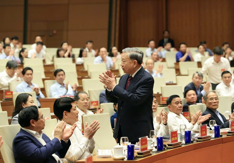 Tổng Bí thư, Chủ tịch nước Tô Lâm và các đại biểu dự Hội nghị. 