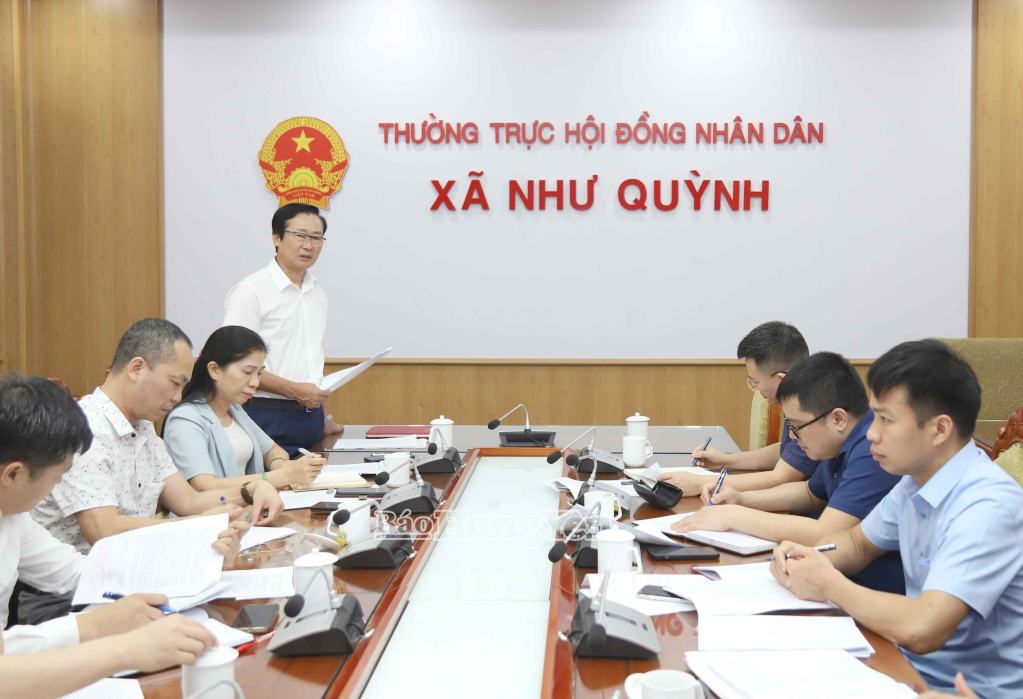 Đồng chí Nguyễn Bật Khánh, Phó Chủ tịch Ủy ban MTTQ Việt Nam tỉnh phát biểu kết luận tại buổi giám sát.