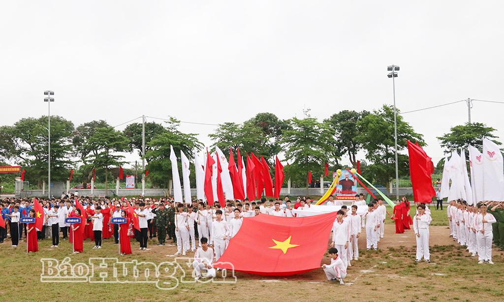 Quang cảnh lễ khai mạc đại hội.