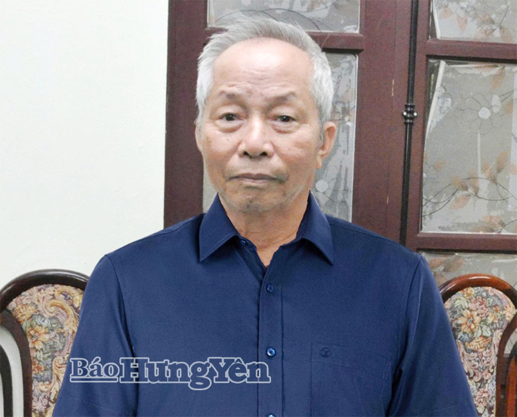 Cựu chiến binh Vũ Duy Trinh(xã Bắc Thái Ninh).