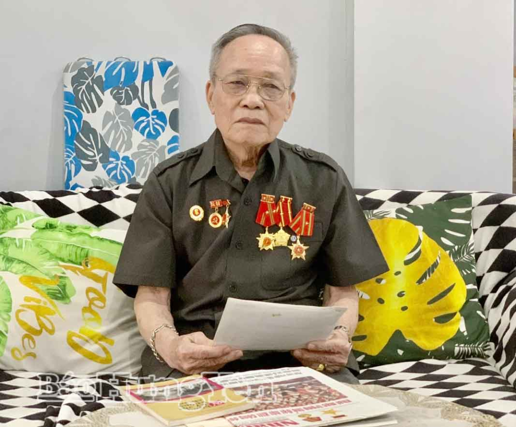 Cựu chiến binh Tạ Minh Thanh.