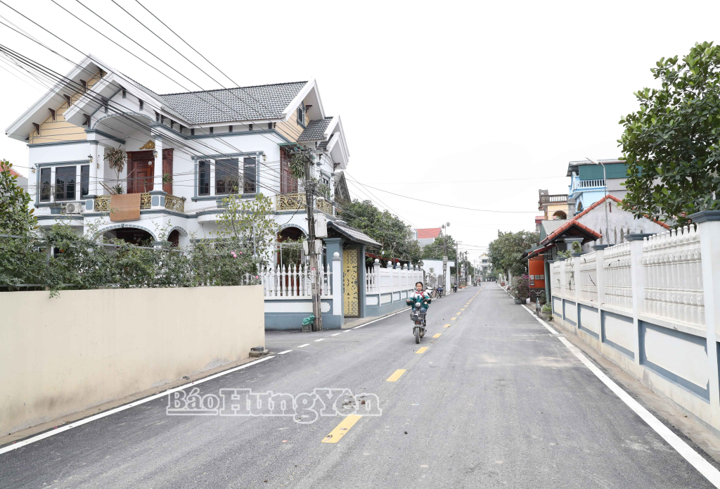 Kết cấu hạ tầng của phường Đường Hào được đầu tư đồng bộ.