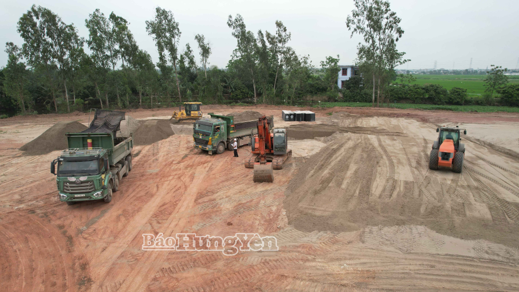 Thi công dự án Khu tổ hợp thương mại, dịch vụ lưu trú Lynn Times Duyên Hải, xã Diên Hà.