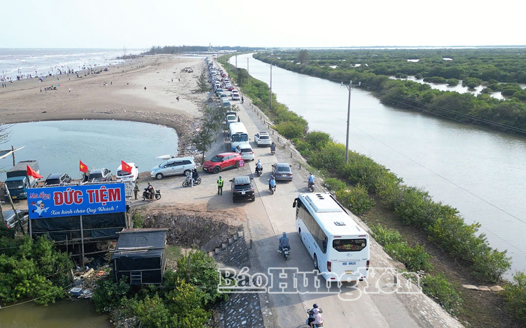 Tình hình giao thông tại Cồn Vành trong những ngày nghỉ lễ được bảo đảm.