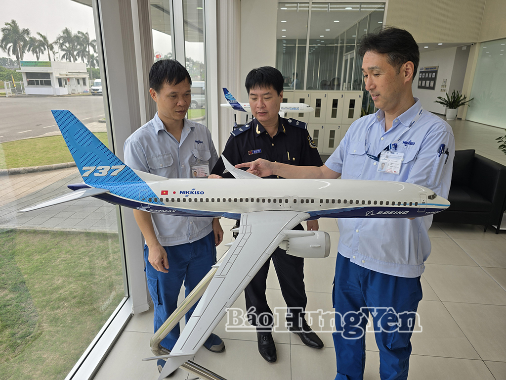Công ty TNHH NIKKISO Việt Nam chuyên sản xuất linh kiện lắp cánh máy bay cho những hãng lớn như Boeing, Airbus.