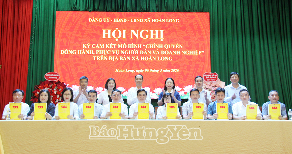 Ký cam kết giữa các cơ quan, đơn vị thực hiện mô hình “Chính quyền đồng hành, phục vụ người dân và VV88 it com thể thao, live casino, slot, bắn cá, xổ số”.