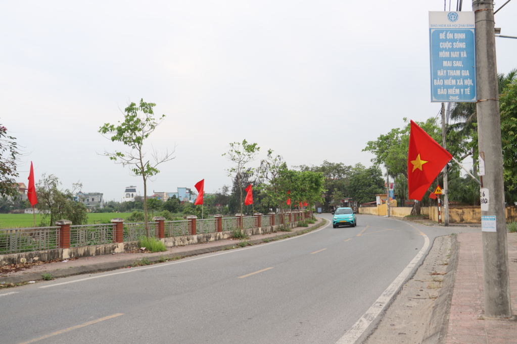 Diện mạo xã Nam Đông Hưng sau sắp xếp đơn vị hành chính.